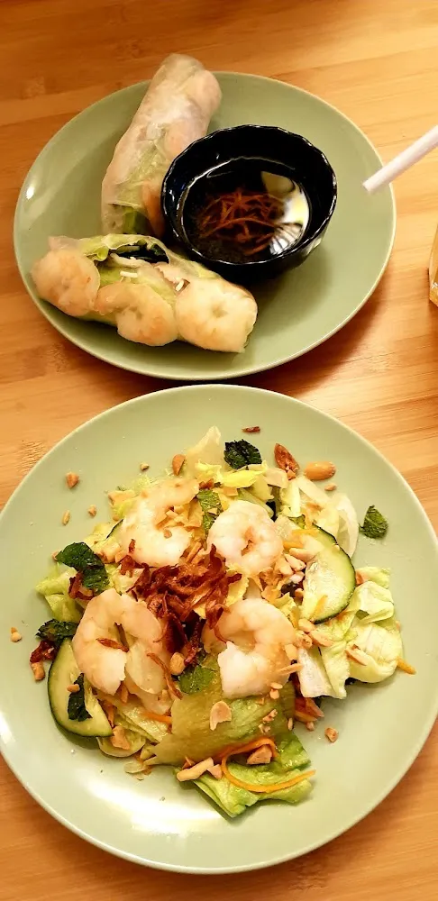 Rouleaux de Printemps & Salade de Hanh